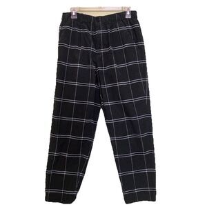 Madewell Corduroy Pull On Mid Rise Jogger Pants green Windowpane Womens Medium